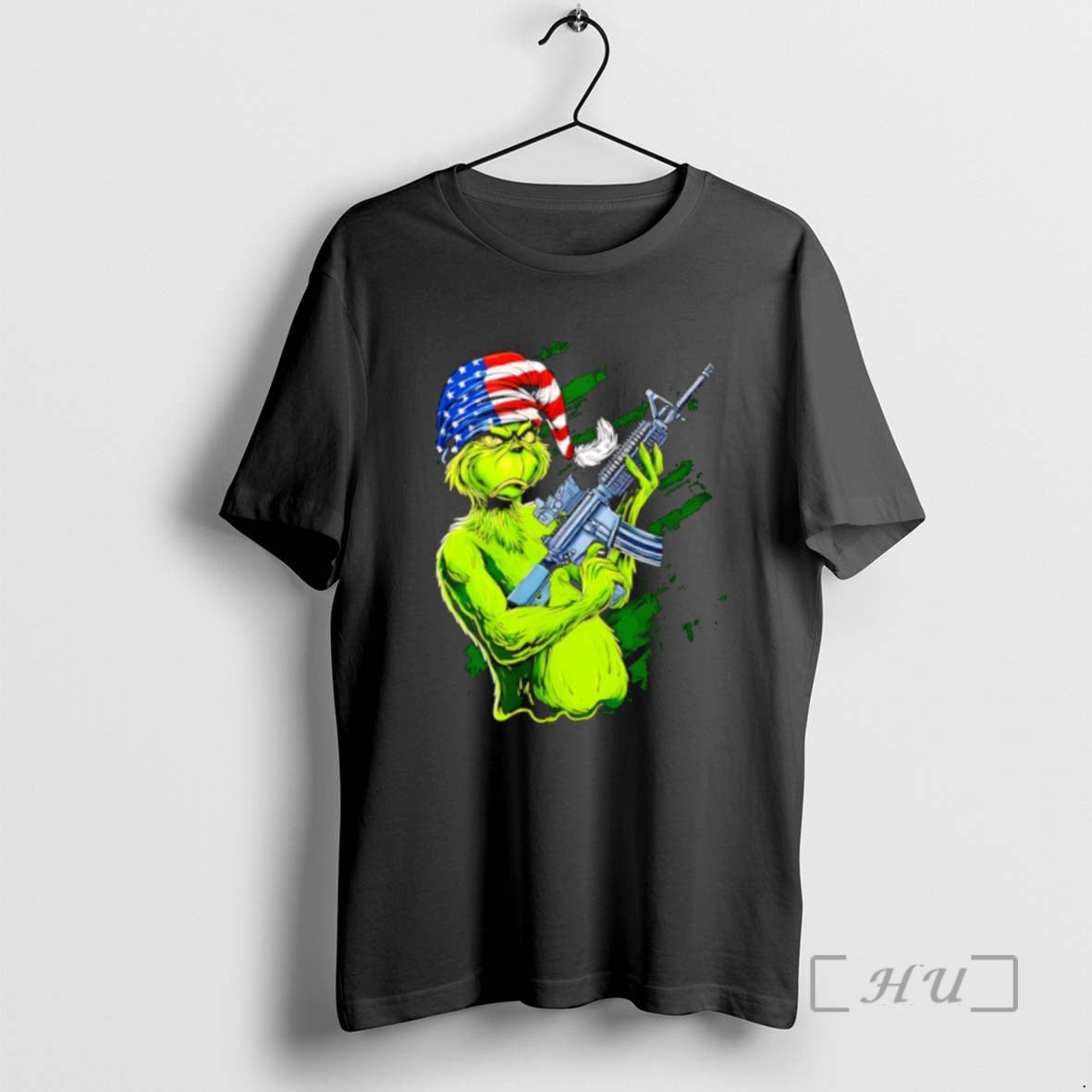 Officials Mean One Grinch Holding Gun Long Sleeve Stylish Gift
