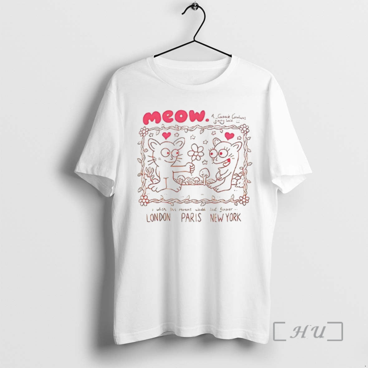 Officials Meow London Paris New York Hoodie Vintage Collection