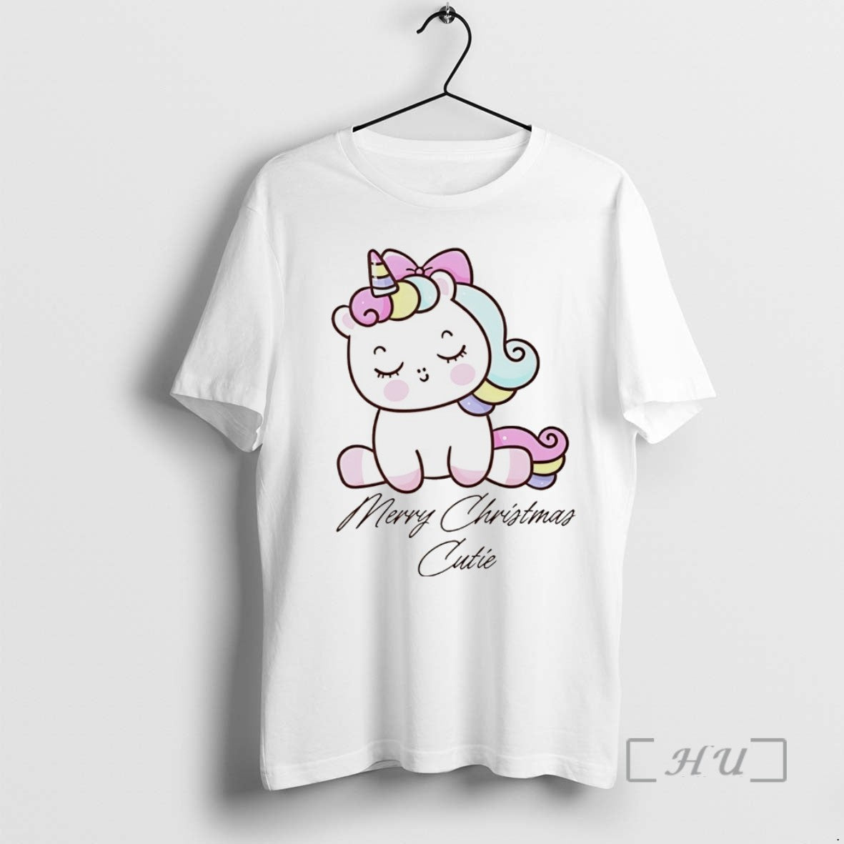 Officials Merry Cutie Unicorn White Sweatshirt Designer Look