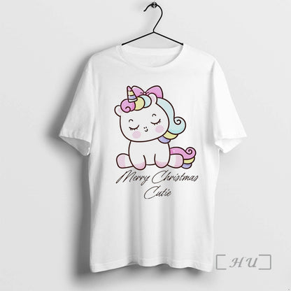 Officials Merry Cutie Unicorn White Sweatshirt Designer Look
