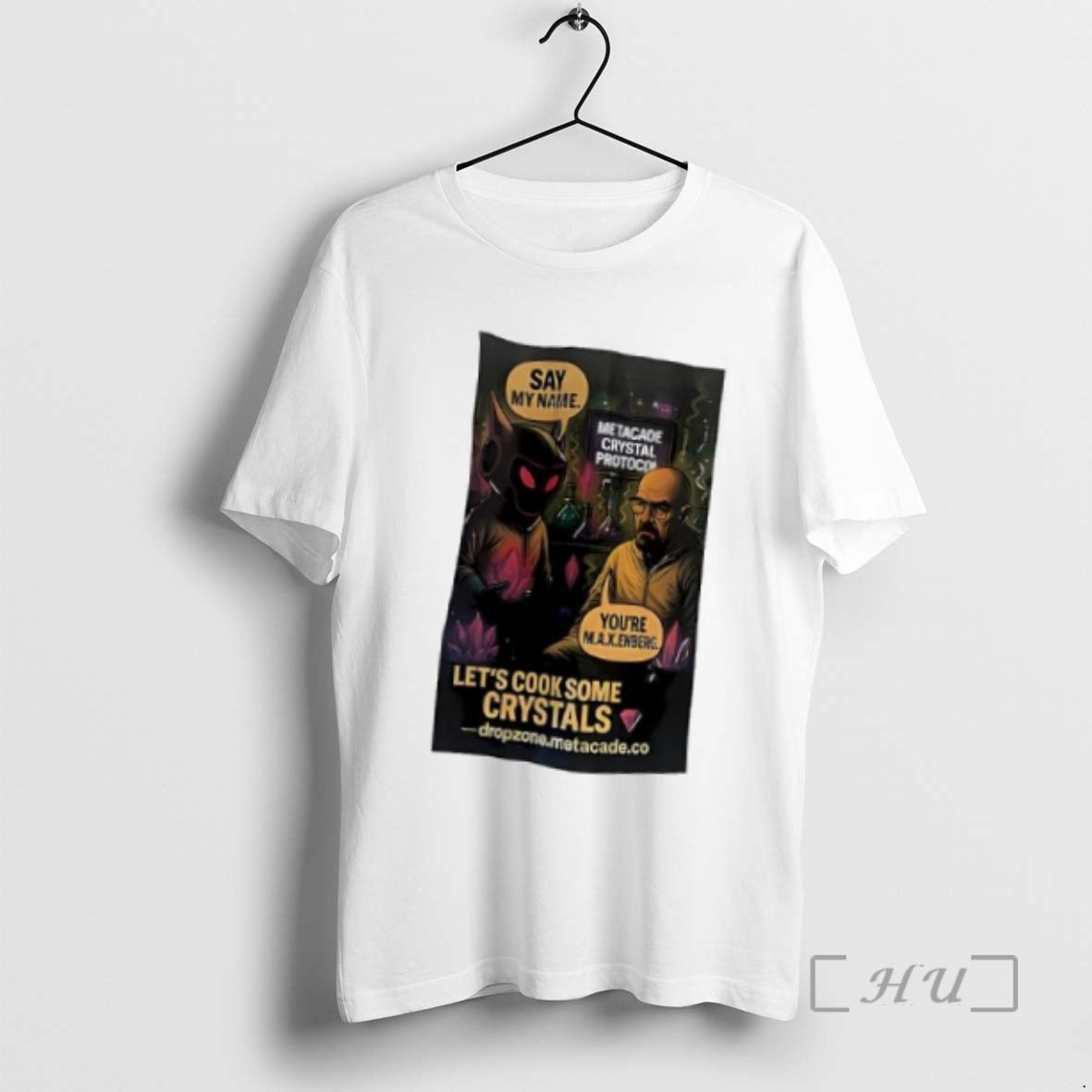 Officials Metacade Lets Cook Some Crystals Shirt Retro Style