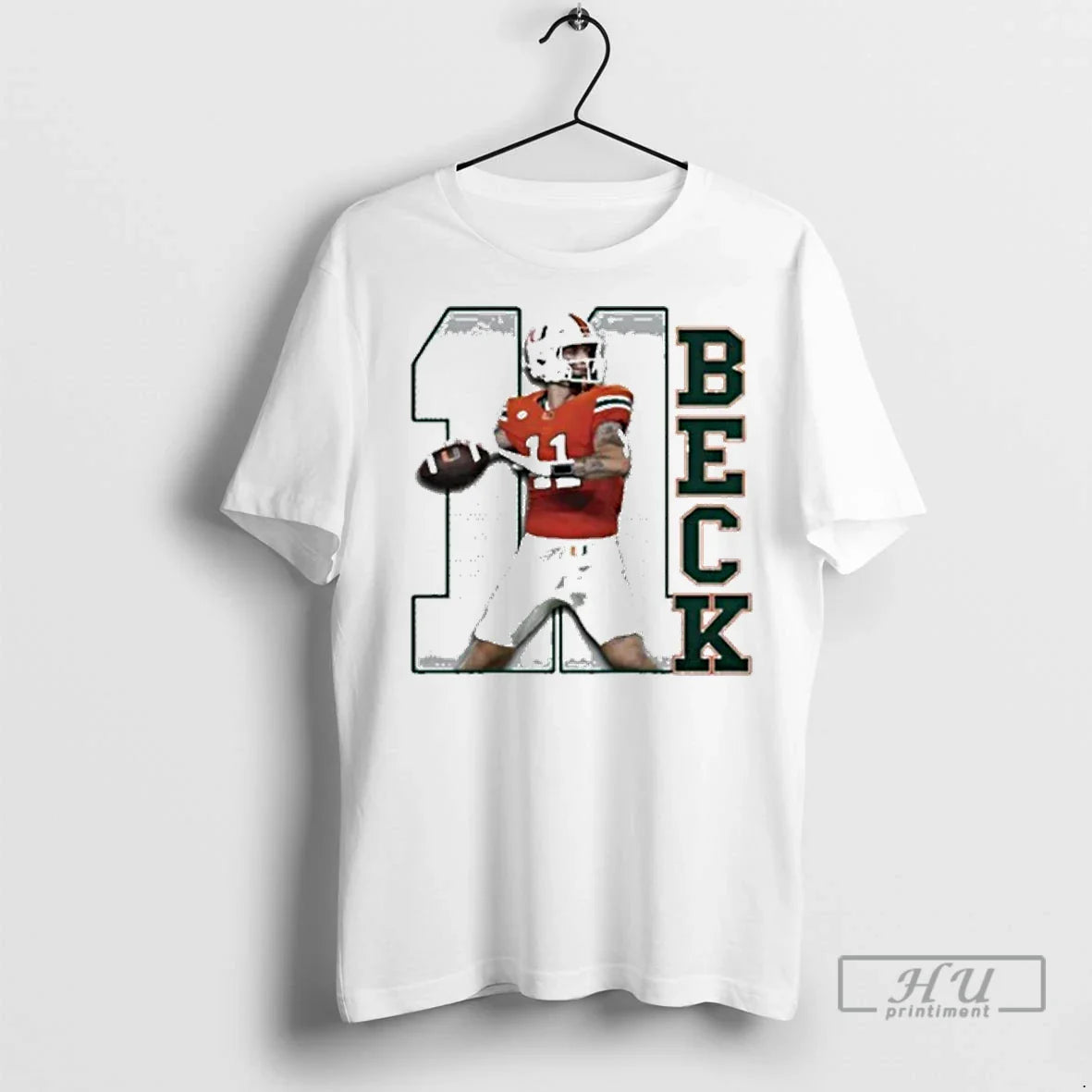 Officials Miami Hurricanes Beck 11 2025 T Shirts Long Sleeve Vintage
