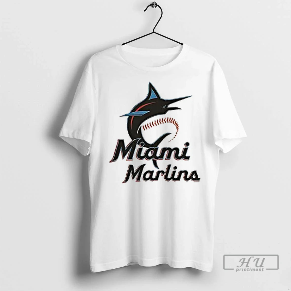 Officials Miami Marlins Baseball Stickman 2 Sided 1 T Shirts Shirt