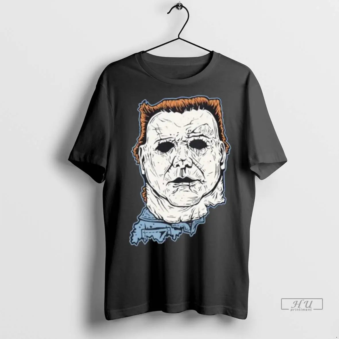 Officials Michael Myers Hoosier Map Halloween T Shirts TShirt Vintage