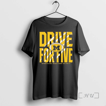 Officials Michigan Drive Five Game Tee Trendy Art