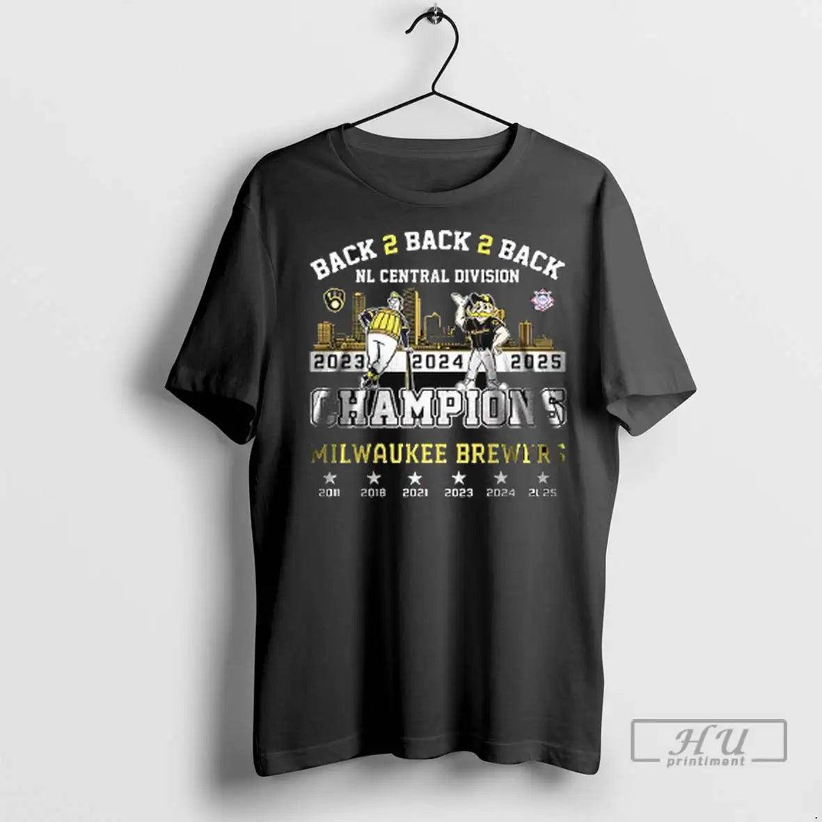 Officials Milwaukee Brewers Nl Central Division Champions 2025 Back 2