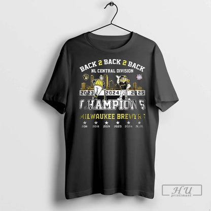 Officials Milwaukee Brewers Nl Central Division Champions 2025 Back 2