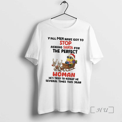 Officials Minion Tall Have Got To Stop Asking Santa Premium Tank Top