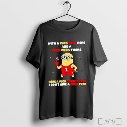 Officials Minions Fuck Here And Fuck There I Dont Give Fuck Tank Top
