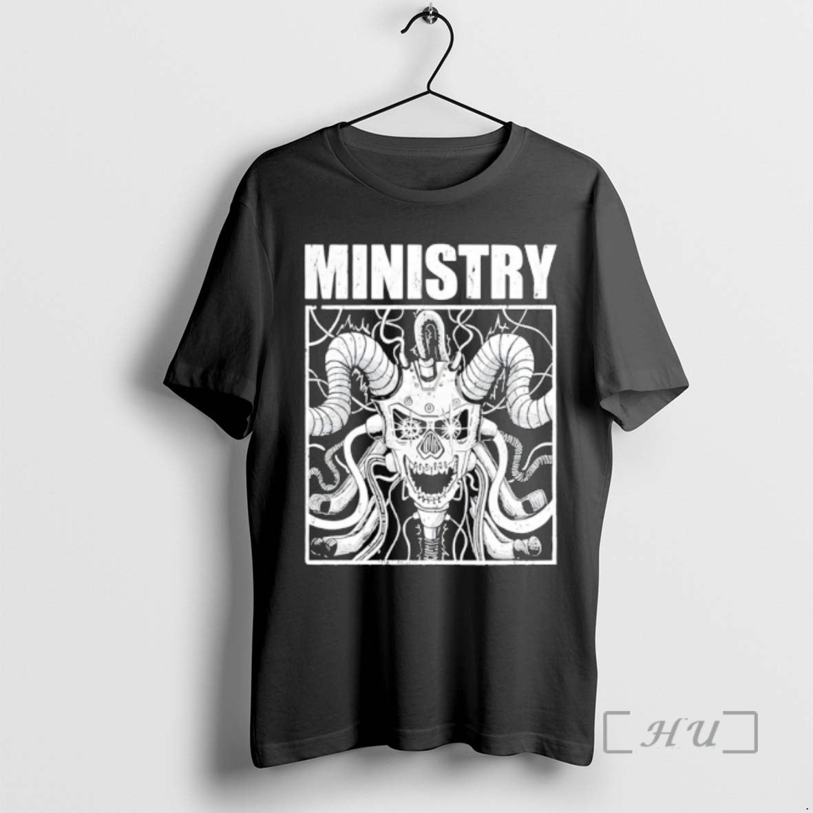 Officials Ministry Machine Skull Shirt Trendy Look