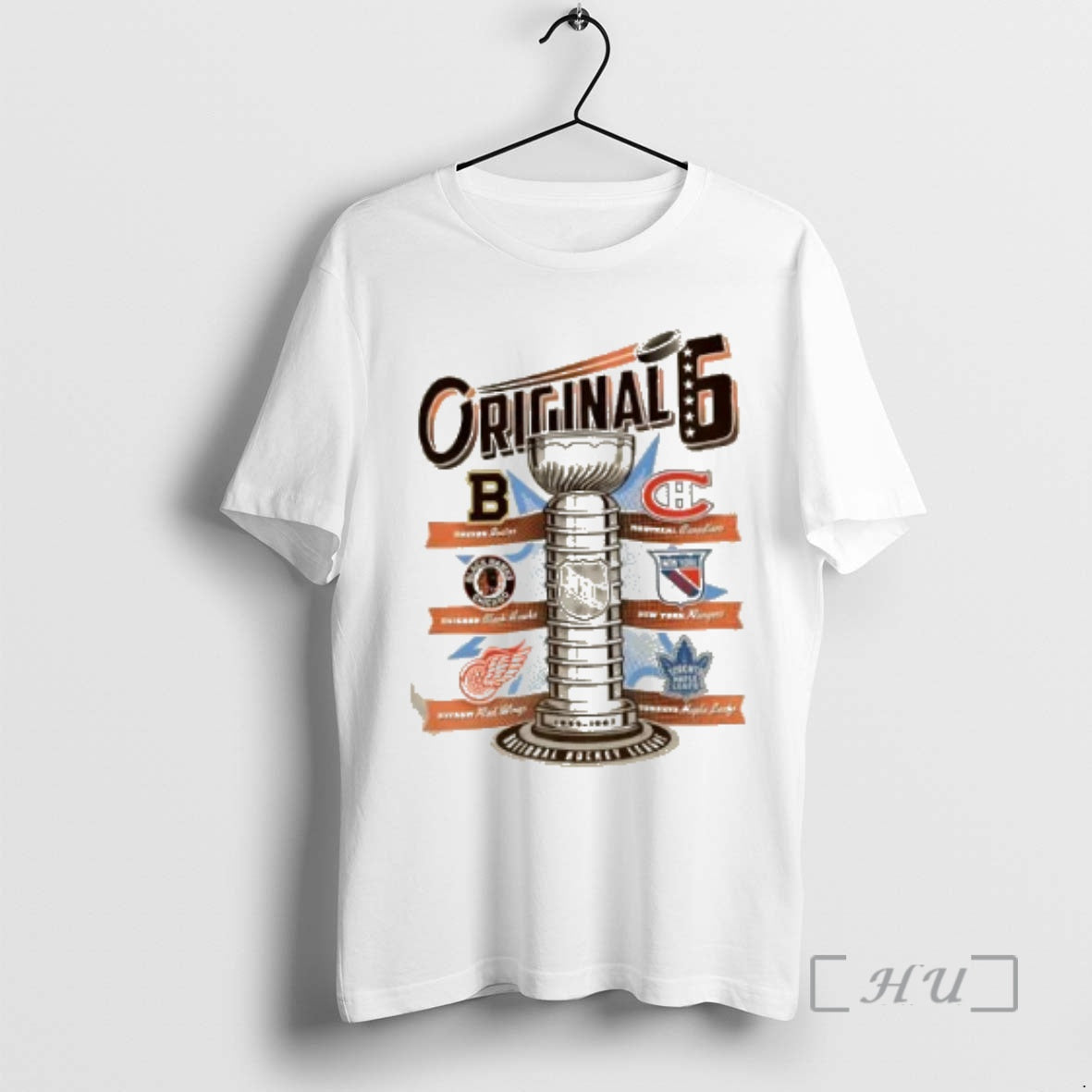 Officials Nhl Six Stanley Cup Heritage Tee Stylish Design