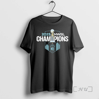 Officials Nj Ny Gotham Fc 2025 Nwsl Champions Logo Tee Elegant Outfit