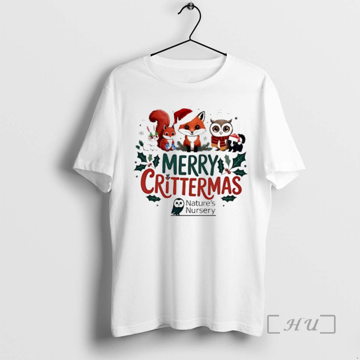 Officials Natures Nursery Merry Cristtermas TShirt Modern Collection