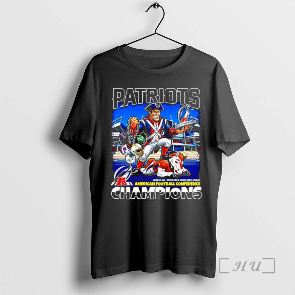 New England Patriots American Football Conference Champions Mascot