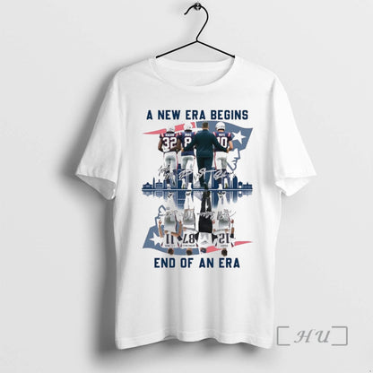 Officials New England Patriots New Era Begins End Era Premium Tee