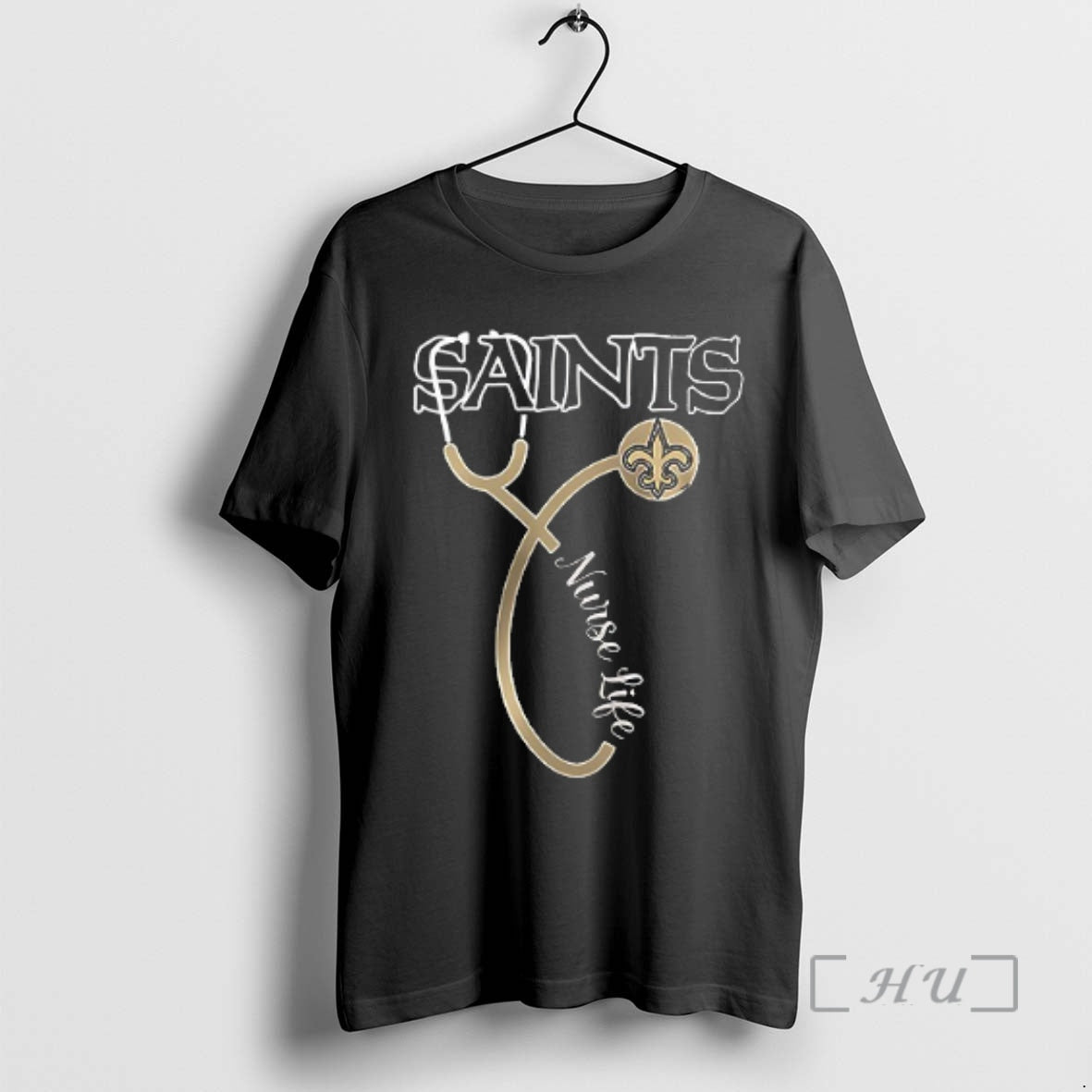 Officials New Orleans Saints X Nurse Life Its Work Heart Premium T