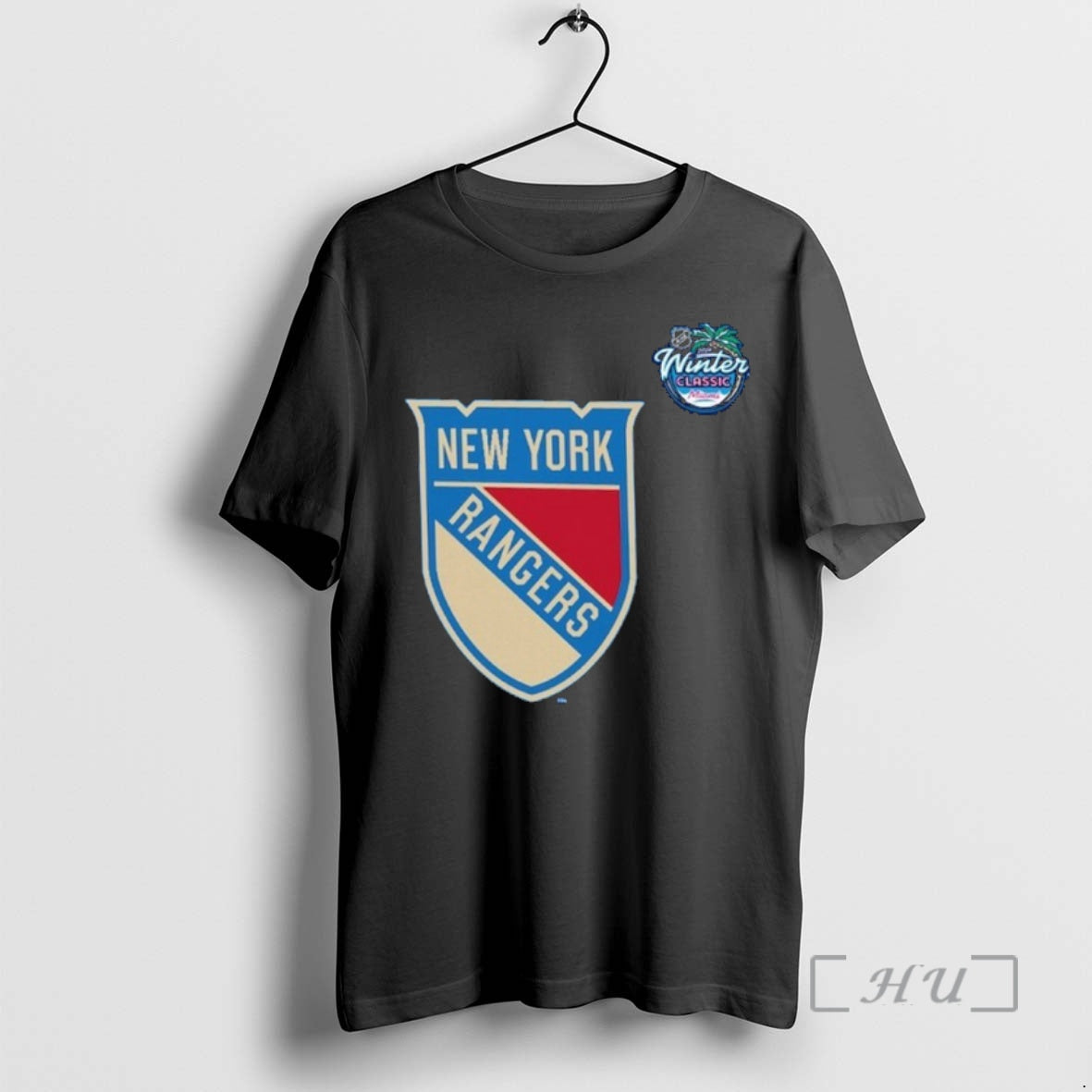 Officials New York Rangers 2026 Nhl Winter Logo Long Sleeve Unique Art