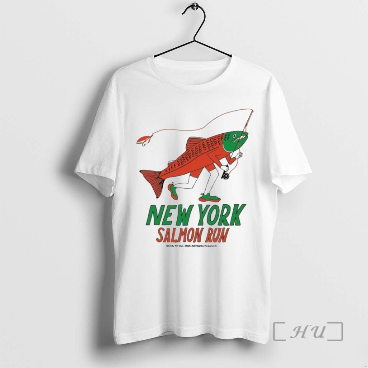 Officials New York Salmon Run Only Ny Tee Authentic Outfit