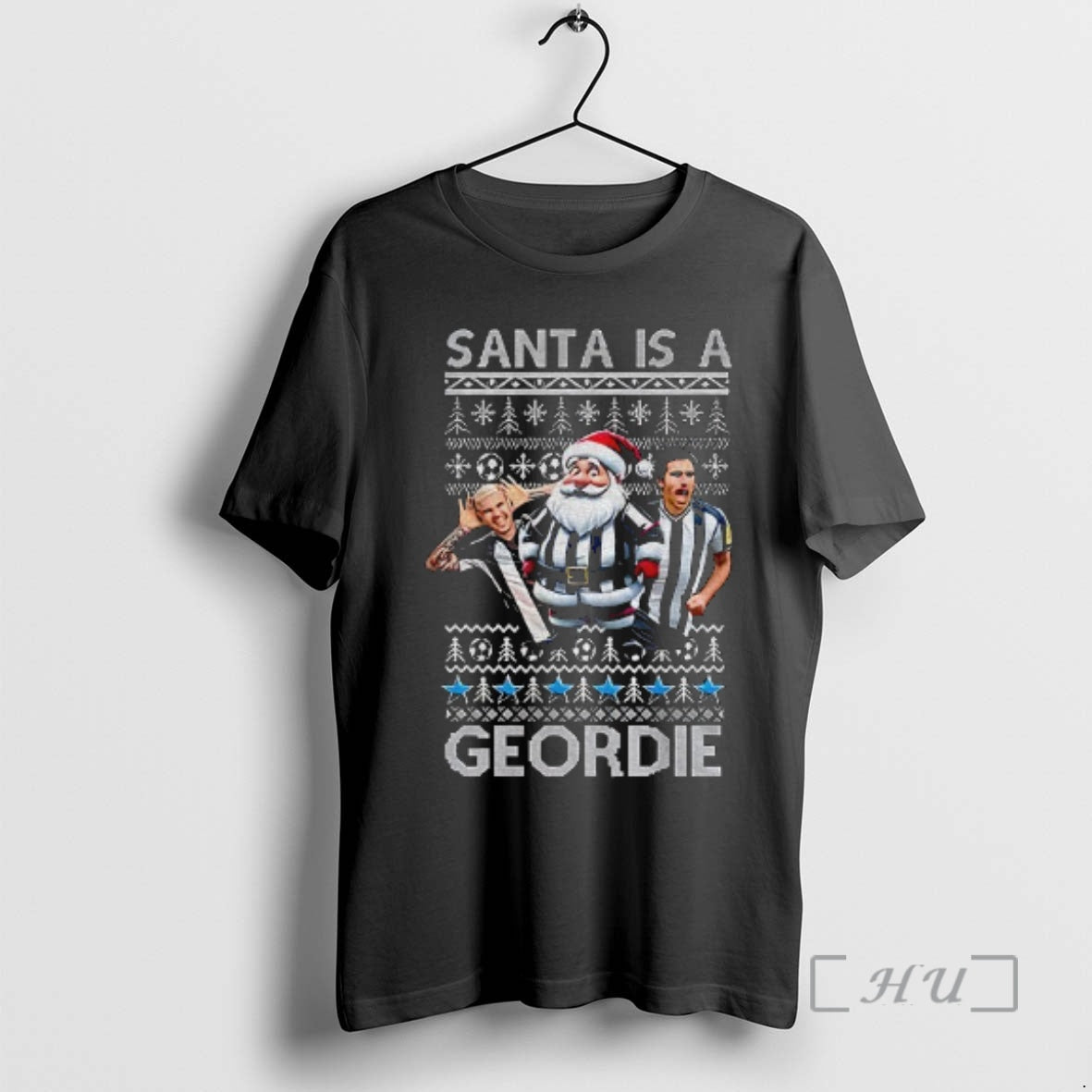 Officials Newcastle Santa Is Geordie TShirt Authentic Design