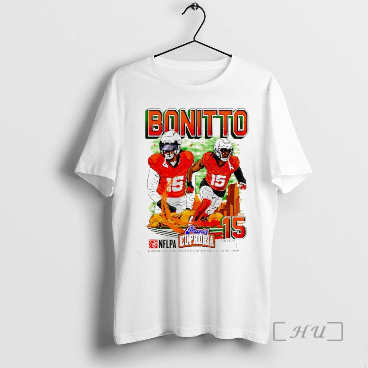 Officials Nik Bonitto Denver Broncos City Skyline Comic Sweatshirt