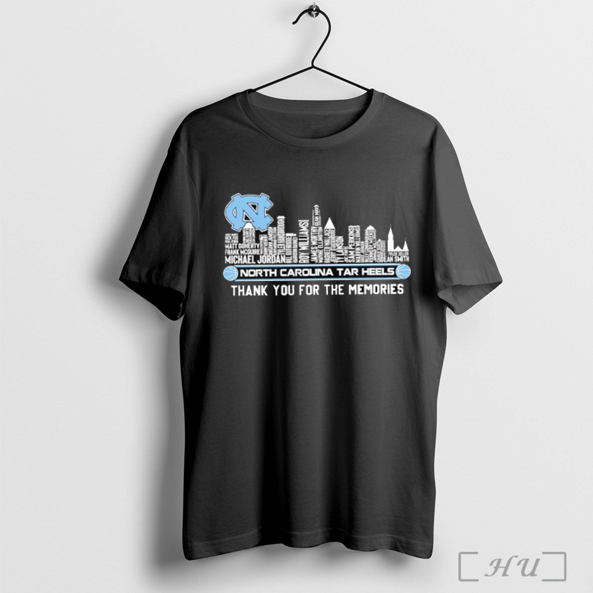 Officials North Carolina Tar Heels All Name Legends City Skyline
