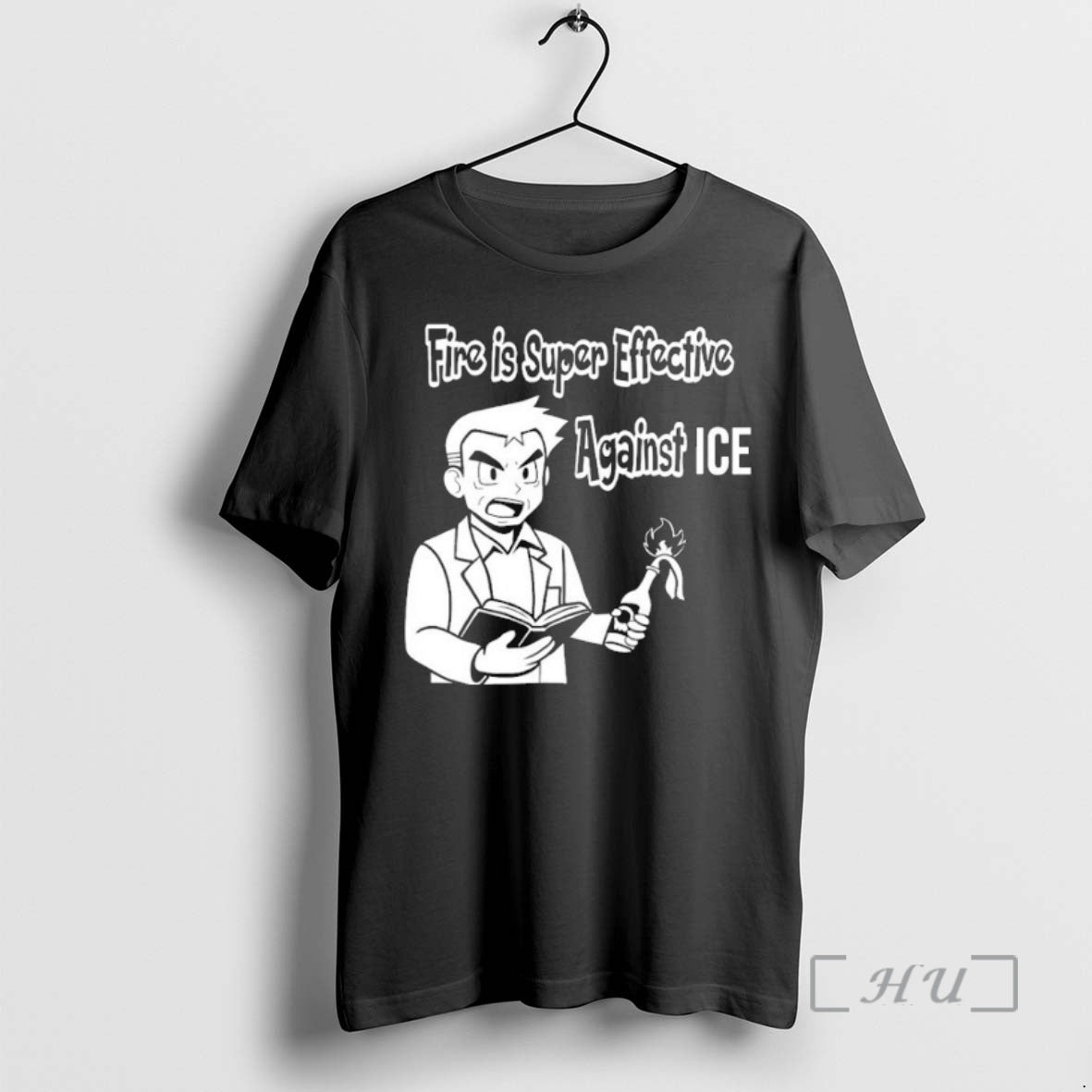 Officials Oak Pokemon Fire Is Super Effective Against Ice TShirt