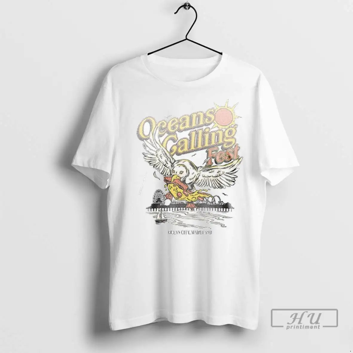 Officials Oceans Calling Fest Seagull Lineup Tracklist T Shirts