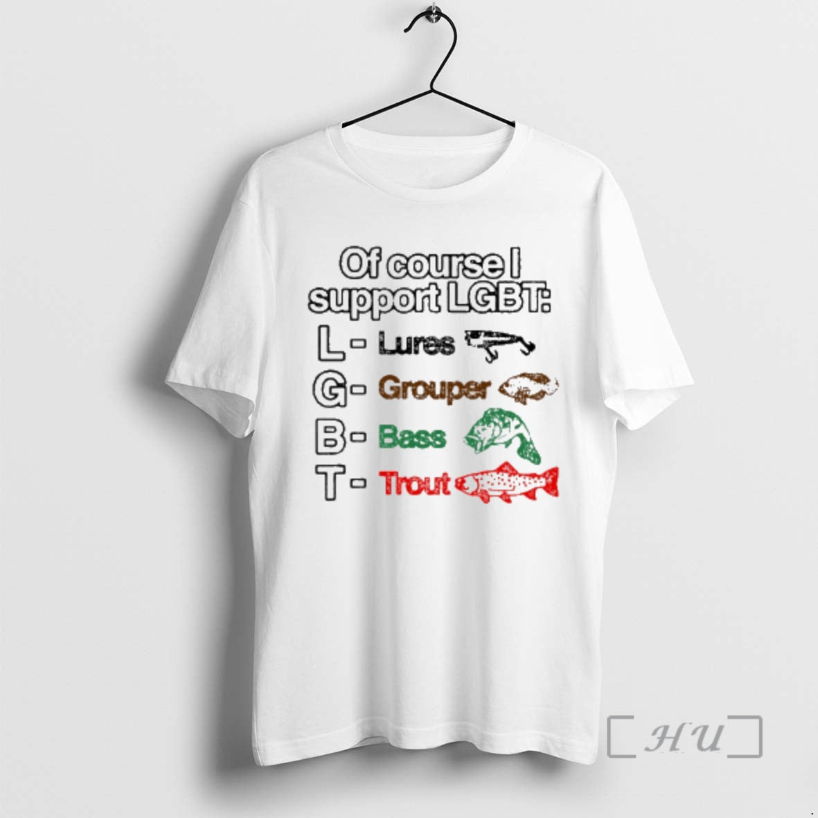 Officials Course Support Lgbt Lures Grouper Bass Trout Hoodie