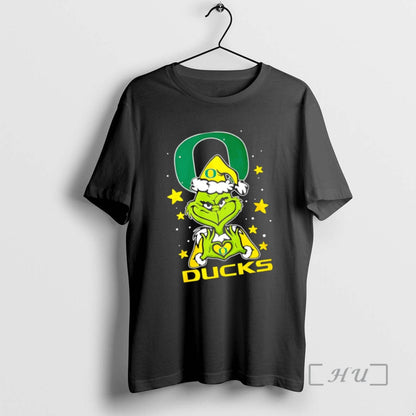 Officials Oregon Ducks Love Grinch Heart Hand 2025 Shirt Unique Outfit