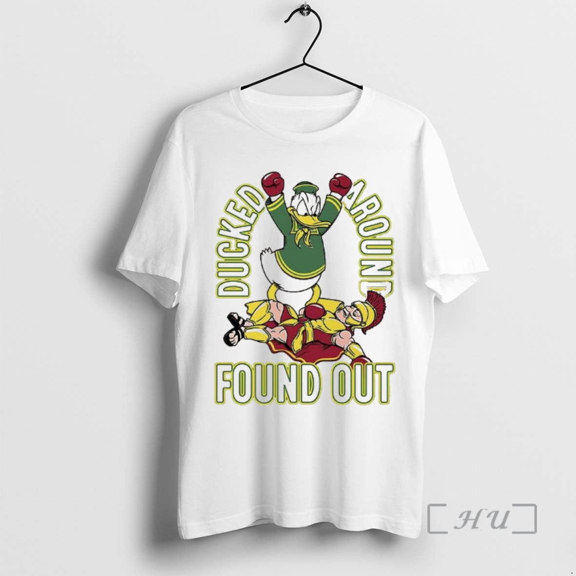 Officials Oregon Ducks Vs Usc Trojans Duck Around Found Out Shirt