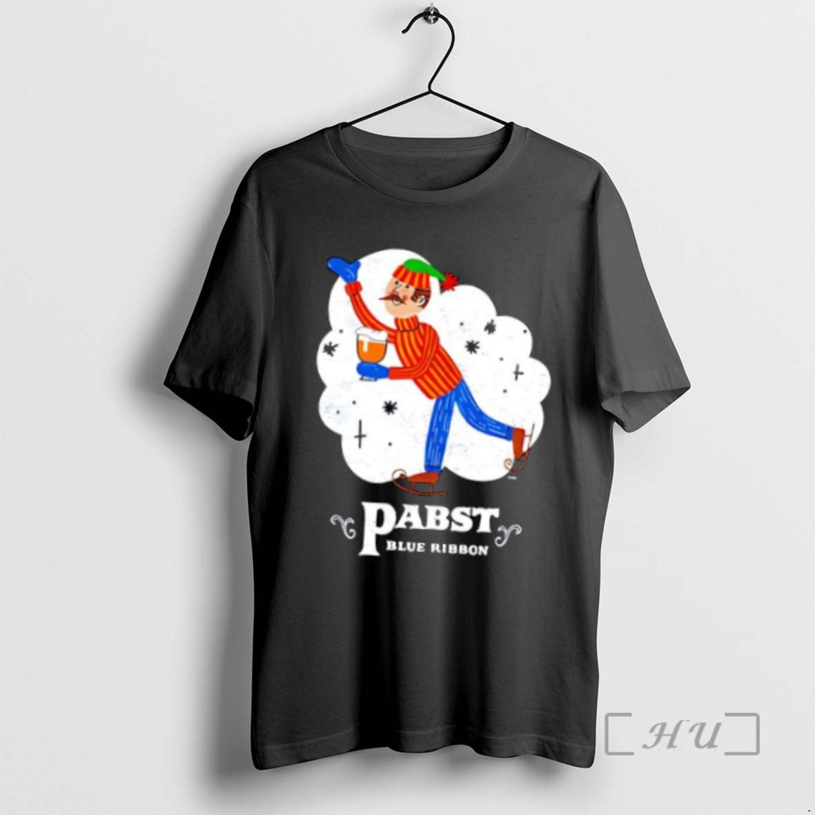 Officials Pabst Blue Ribbon Holiday Tee Classic Art