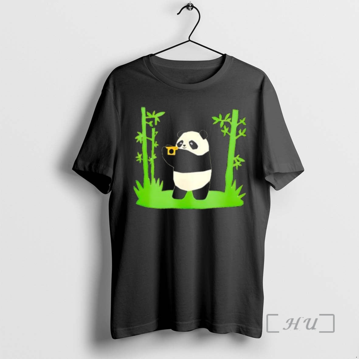 Officials Panda Holding Camera Cartoon Tank Top Designer Style
