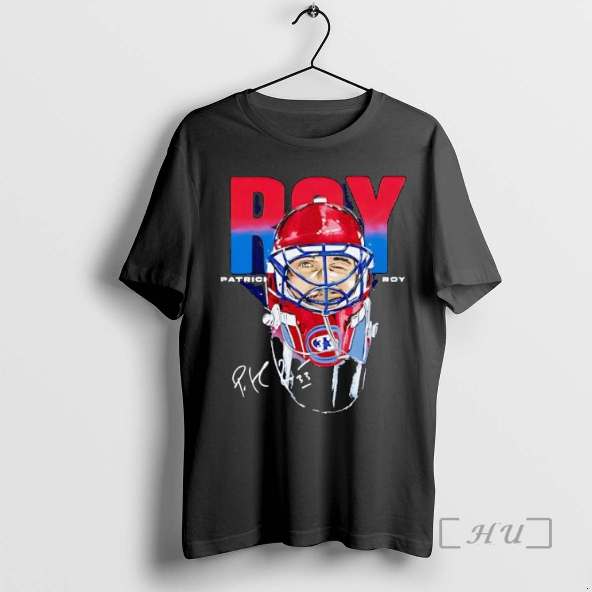 Officials Patrick Roy Montreal Goalie Mask Signature Tank Top Trendy