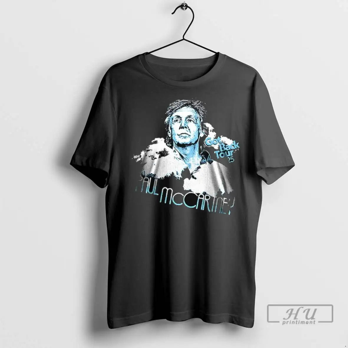 Officials Paul Mccartney Got Back 2025 Tour Cities Portrait T Shirts