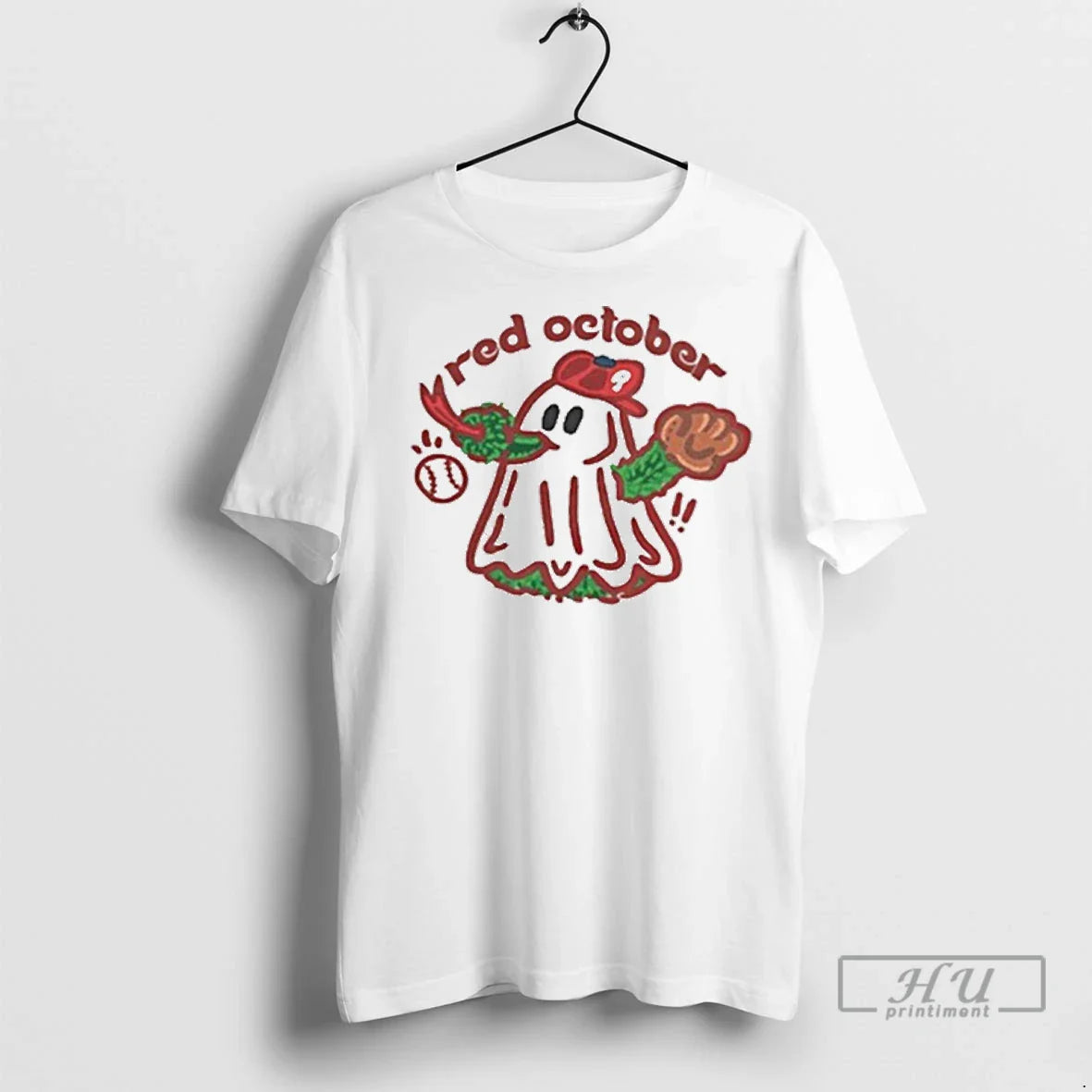 Officials Phanatic Philadelphia Phillies Red October Halloween T