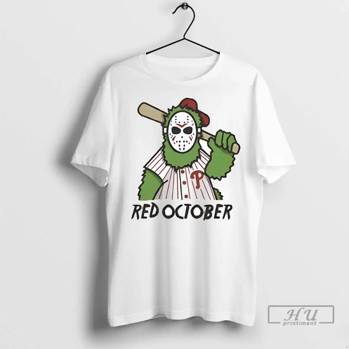 Officials Philadelphia Phillies Phanatic Jason Voorhees Red October T