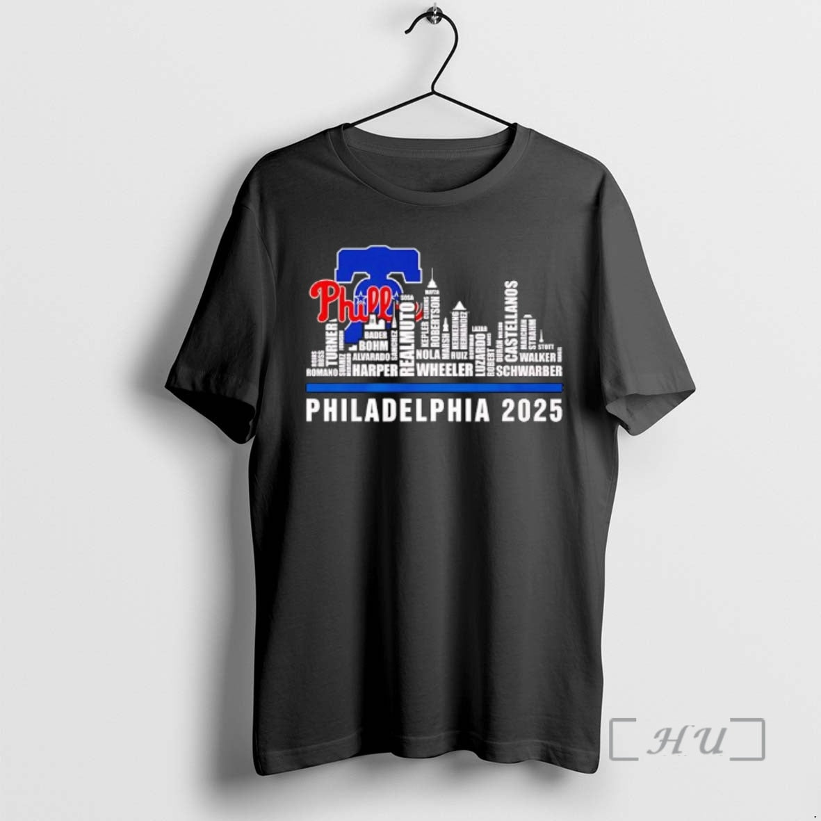Officials Philadelphia City Skyline 2025 Philadelphia Phillies