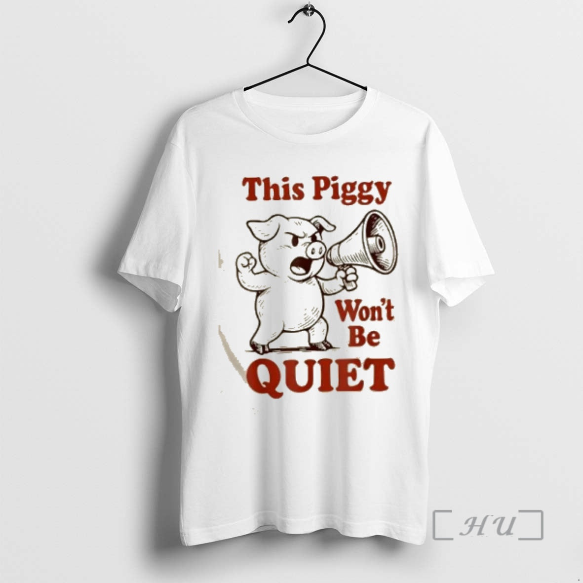 Officials Pig This Piggy Wont Be Quiet Meme Tank Top Retro Fashion