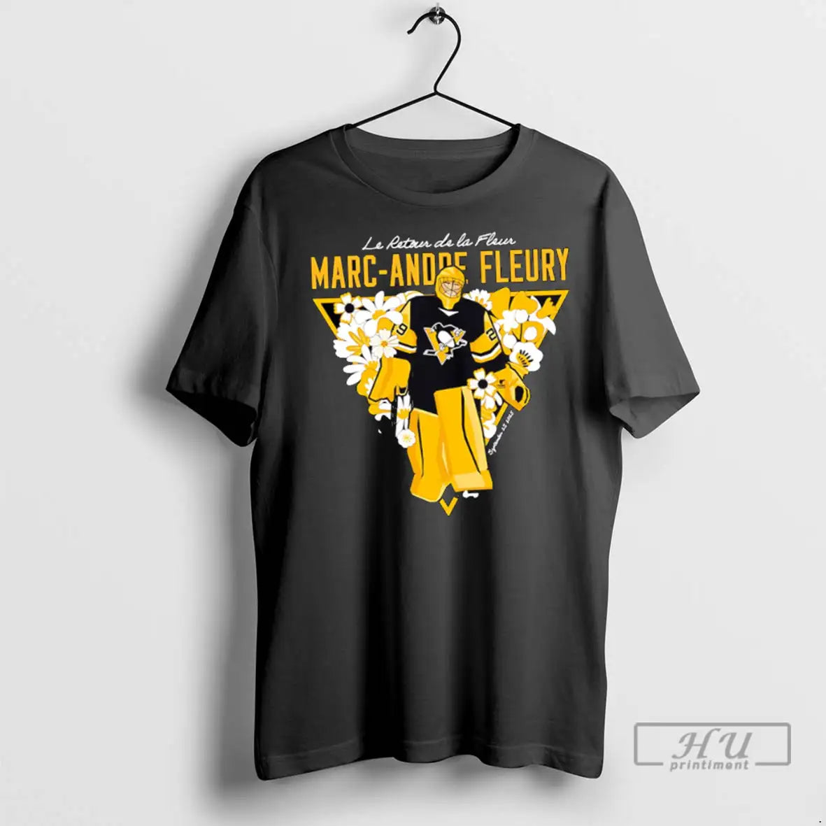 Officials Pittsburgh Penguins Black Marc Andre Fleury Special T
