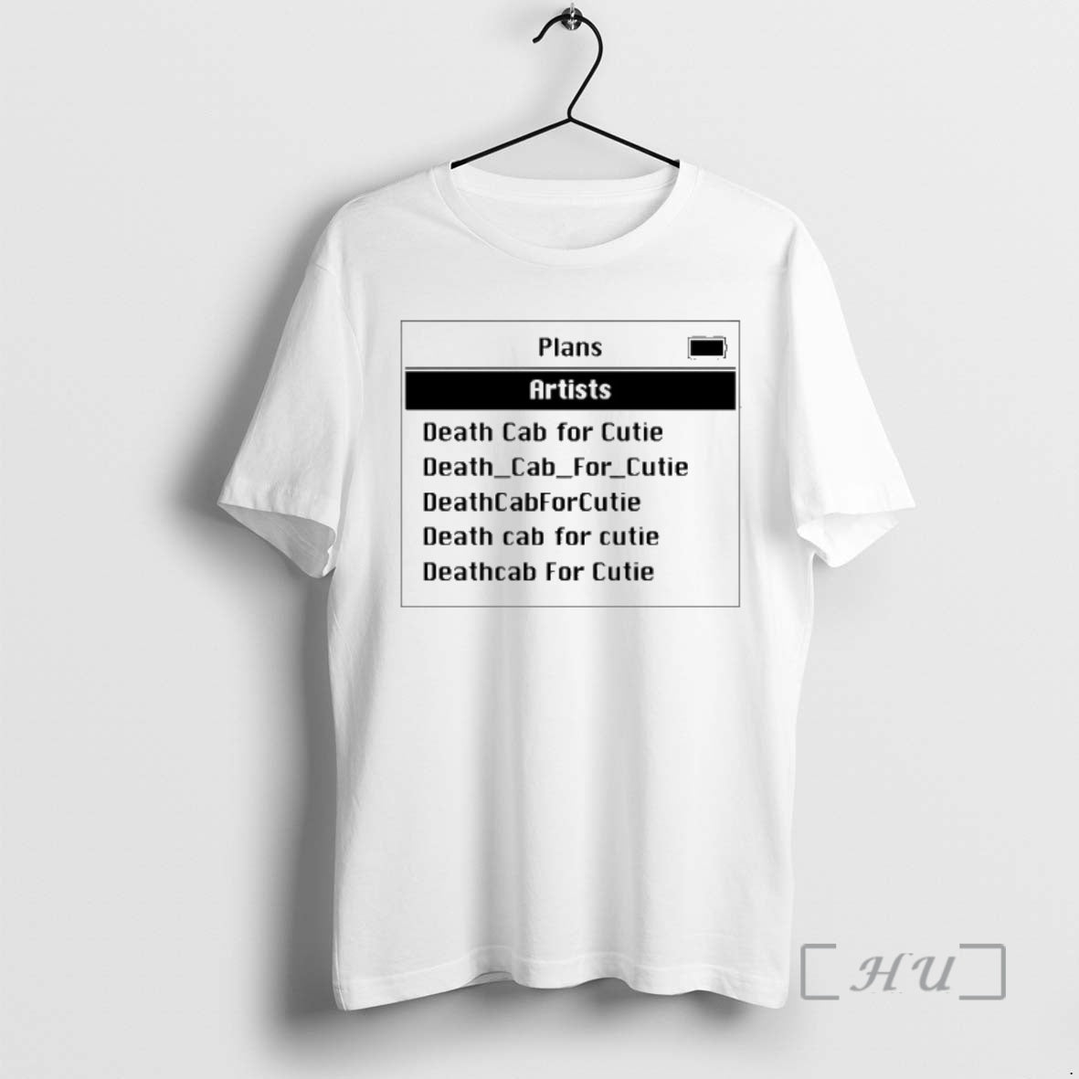 Officials Plans Artists Death Cab Cutie TShirt Premium Fashion