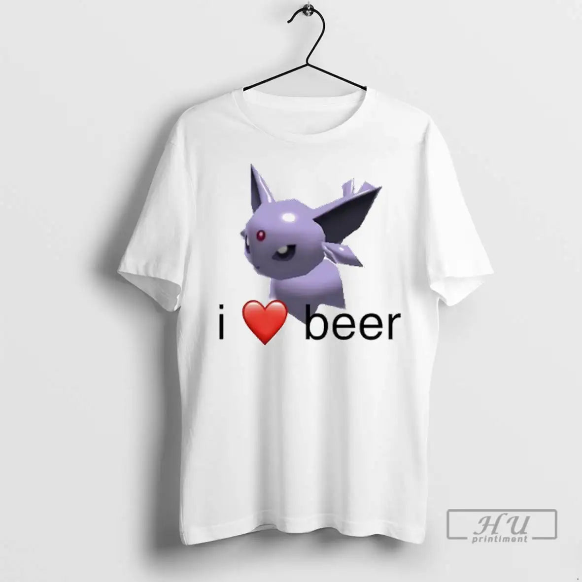 Officials Pokemon Espeon I Love Beer T Shirts Hoodie Elegant Style