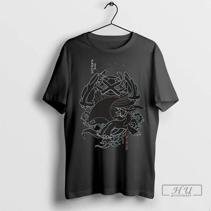 Officials Pokemon X Dolly Noire Salamence And Metagross T Shirts