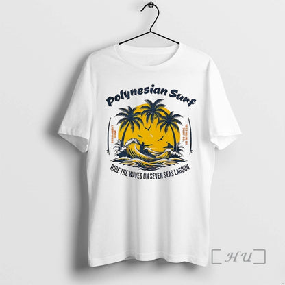 Officials Polynesian Surf Permanent Wave Hoodie Retro Collection