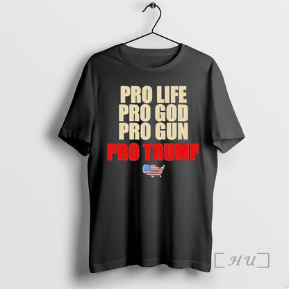 Pro Life Pro God Pro Gun Pro Trump Tank Top Unique Outfit