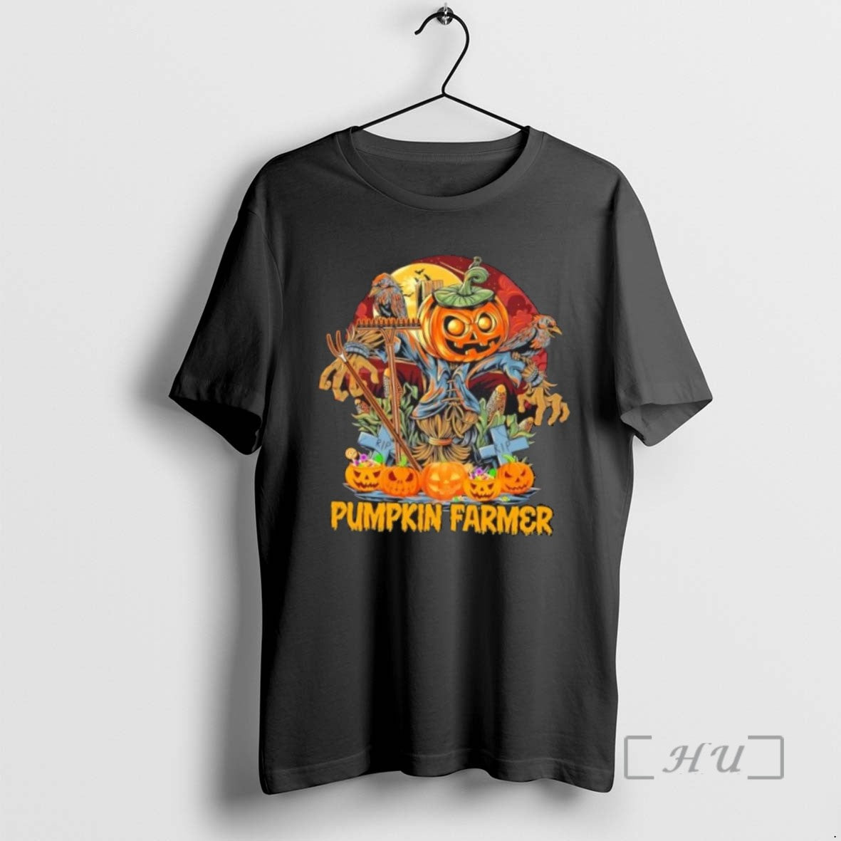 Officials Pumpkin Farmer Halloween Spooky Harvest Fall Tee Classic