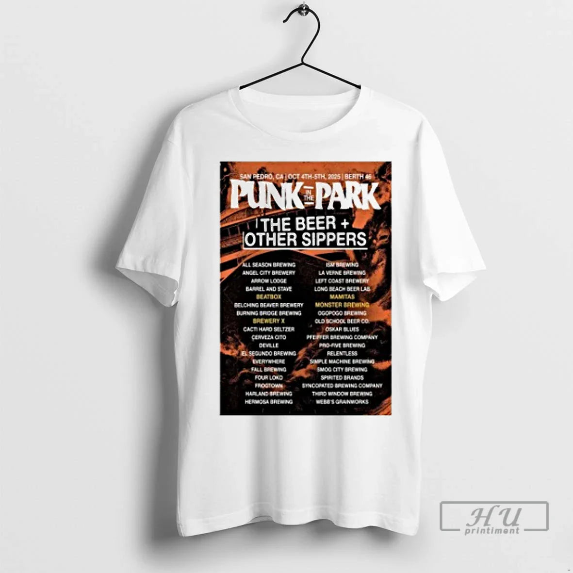 Officials Punk Festival San Pedro California 2025 T Shirts Shirt