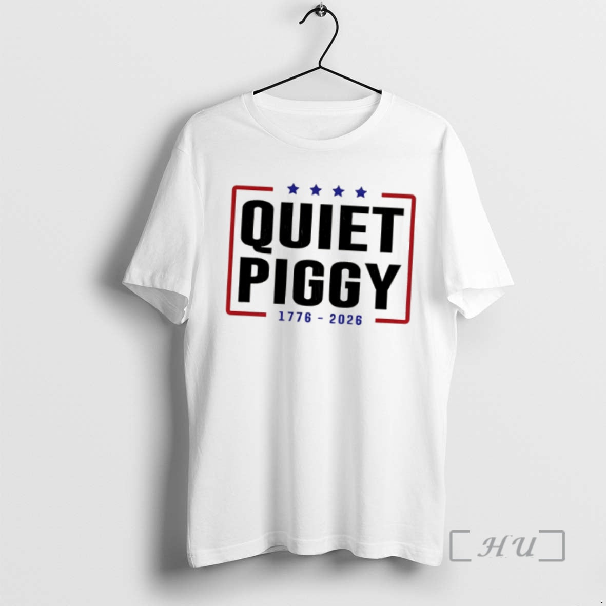 Officials Quiet Piggy 1776 2026 Political TShirt Retro Outfit