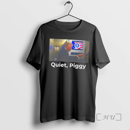 Officials Quiet Piggy Donald Trump America Photo Long Sleeve Designer