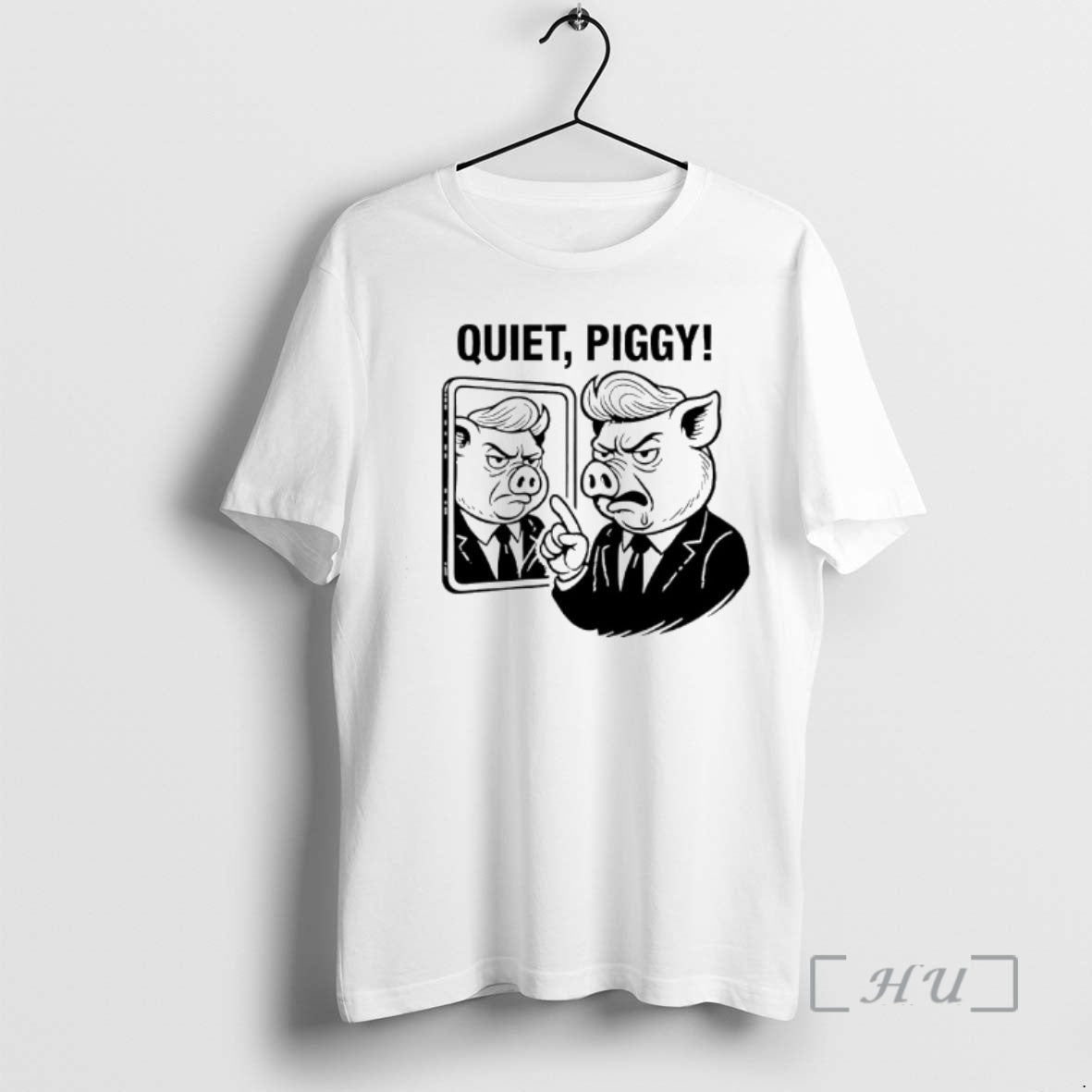 Officials Quiet Piggy Pointing Angrily Anti Trump TShirt Unique Look