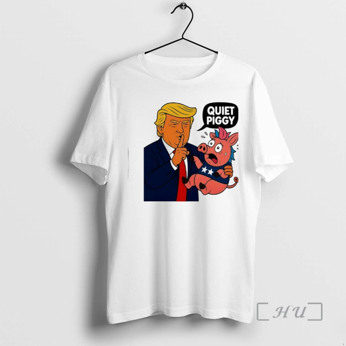 Officials Quiet Piggy President Donald Trump Maga Long Sleeve Modern